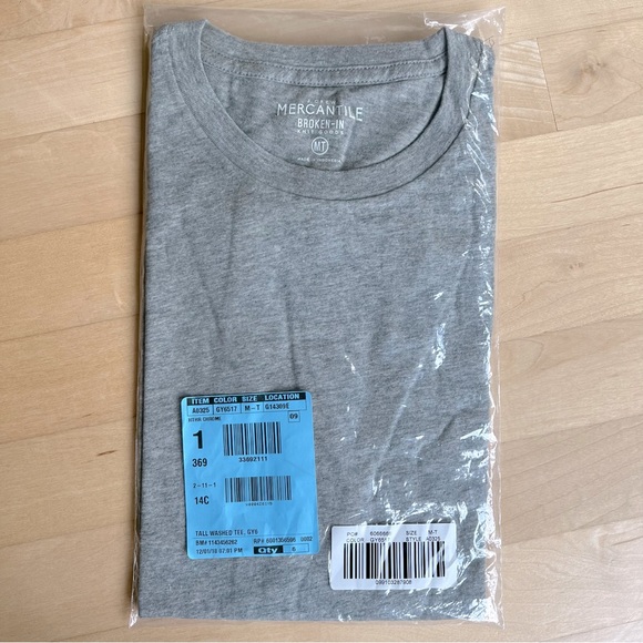 J.Crew Mercantile tall Broken-in T-shirt - Picture 2 of 9